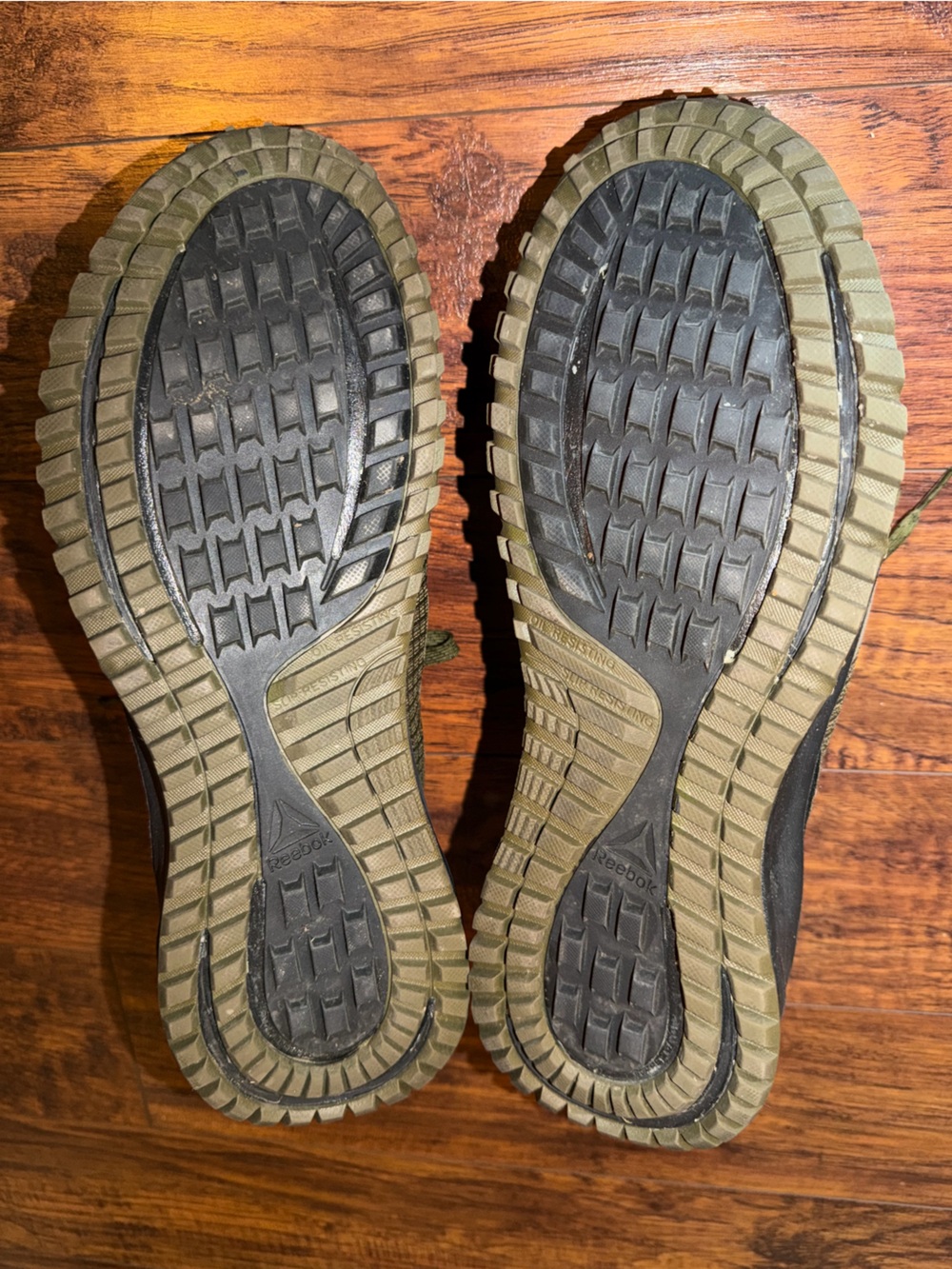 Reebok all-terrain freedom men’s olive green black memory tech trail shoes 11.5 - Picture 10 of 15